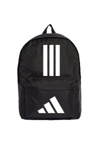 Adidas - Plecak adidas Mochila Back To School Classic 3-Trias JD9563 - czarny. Kolor: czarny. Materiał: poliester, materiał. Styl: klasyczny, casual