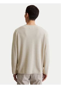 Marc O'Polo Sweter 526 5023 60080 Beżowy Regular Fit. Typ kołnierza: polo. Kolor: beżowy. Materiał: bawełna #5
