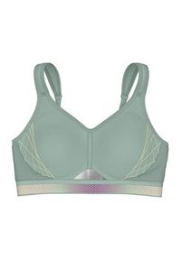 Triumph Biustonosz sportowy Triaction Cardio Flow 10205923 Zielony. Kolor: zielony. Materiał: syntetyk