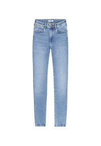 Wrangler - WRANGLER DAMSKIE SPODNIE JEANSOWE HIGH SKINNY BLUE LOVE 112342896 W27H045083 #6