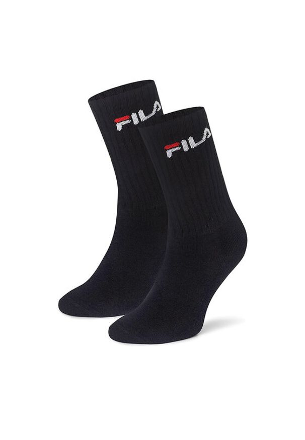 Fila Skarpety długie F4401-AW24 (2-pack) Czarny. Kolor: czarny. Materiał: bawełna