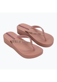 Japonki damskie Ipanema Mesh X Plat. Kolor: różowy. Materiał: mesh
