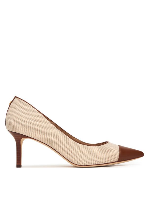 Lauren Ralph Lauren - LAUREN RALPH LAUREN Szpilki 802P10395003 Beżowy. Kolor: beżowy. Materiał: materiał. Obcas: na szpilce