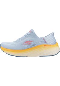 skechers - Buty SKECHERS SLIP-INS MAX CUSHIONING ELITE 2.0 Niebieski. Okazja: na co dzień. Kolor: niebieski. Materiał: tkanina