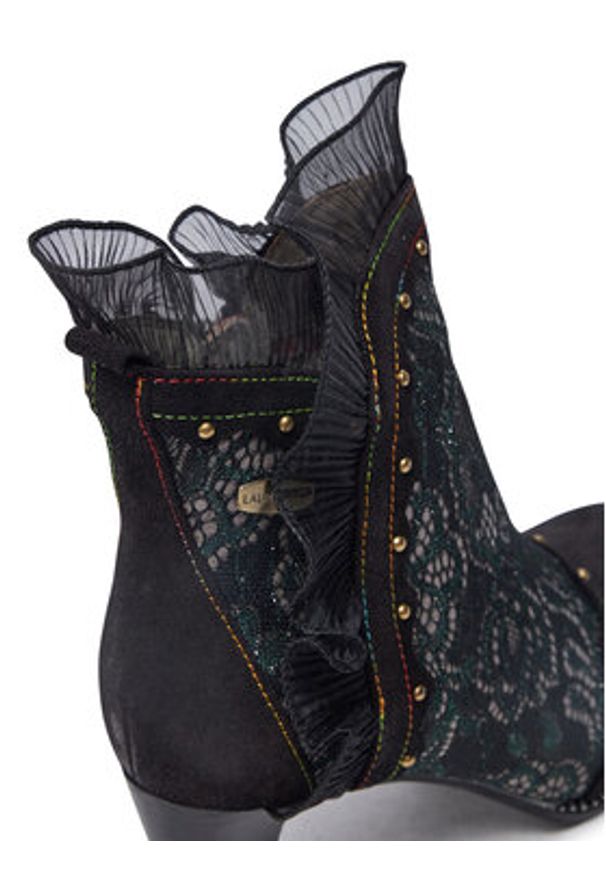 Laura Vita Botki Alcbaneo 160 Khaki. Kolor: brązowy. Materiał: skóra