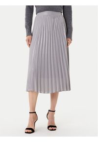 Morgan Spódnica plisowana 252-JPLISAN Srebrny Regular Fit. Kolor: srebrny. Materiał: syntetyk #1