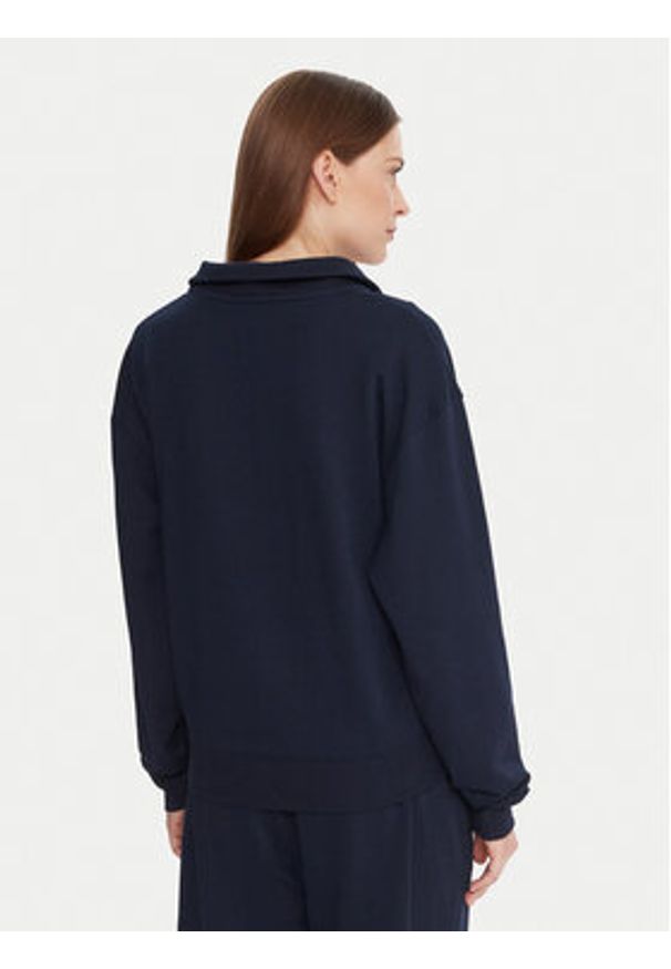 TOMMY HILFIGER - Tommy Hilfiger Bluza UW0UW06078 Granatowy Regular Fit. Kolor: niebieski. Materiał: bawełna
