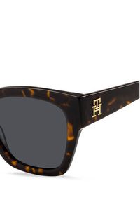 TOMMY HILFIGER - Tommy Hilfiger Okulary przeciwsłoneczne 2156/S 207525 Brązowy. Kolor: brązowy #3