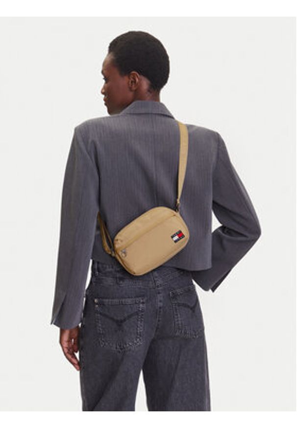 Tommy Jeans Torebka Tjw Ess Daily Crossover AW0AW17286 Beżowy. Kolor: beżowy