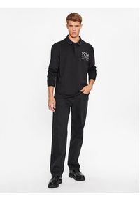 Calvin Klein Jeans Polo Varsity J30J324336 Czarny Regular Fit. Typ kołnierza: polo. Kolor: czarny. Materiał: bawełna #6