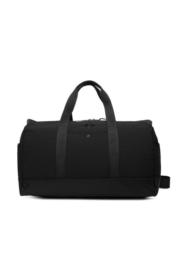 TOMMY HILFIGER - Tommy Hilfiger Torba na laptopa Th Travel Duffle AM0AM14070 Czarny. Kolor: czarny. Materiał: materiał