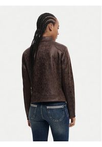 Desigual Kurtka skórzana 25SWEW46 Brązowy Regular Fit. Kolor: brązowy. Materiał: syntetyk #5