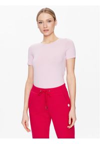 United Colors of Benetton - United Colors Of Benetton T-Shirt 3ZQM3M857 Różowy Regular Fit. Kolor: różowy. Materiał: bawełna #1