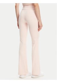 Guess Spodnie dresowe V5RB15 KCD02 Różowy Regular Fit. Kolor: różowy. Materiał: syntetyk #3