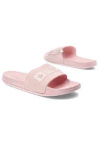 Big-Star - Różowe Klapki Big Star Damskie Buty Na Lato. Okazja: na plażę. Kolor: różowy. Sezon: lato #5