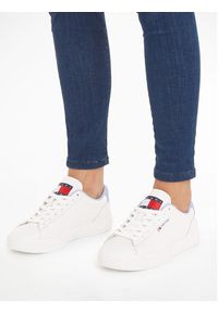 Tommy Jeans Sneakersy Tjw Cupsole Sneaker Ess EN0EN02508 Biały. Kolor: biały, niebieski. Materiał: skóra #7