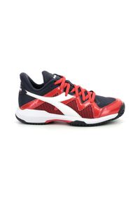 Buty tenisowe dziecięce Diadora B.Icon 2 all court. Kolor: biały, niebieski, czerwony, wielokolorowy. Sport: tenis #1