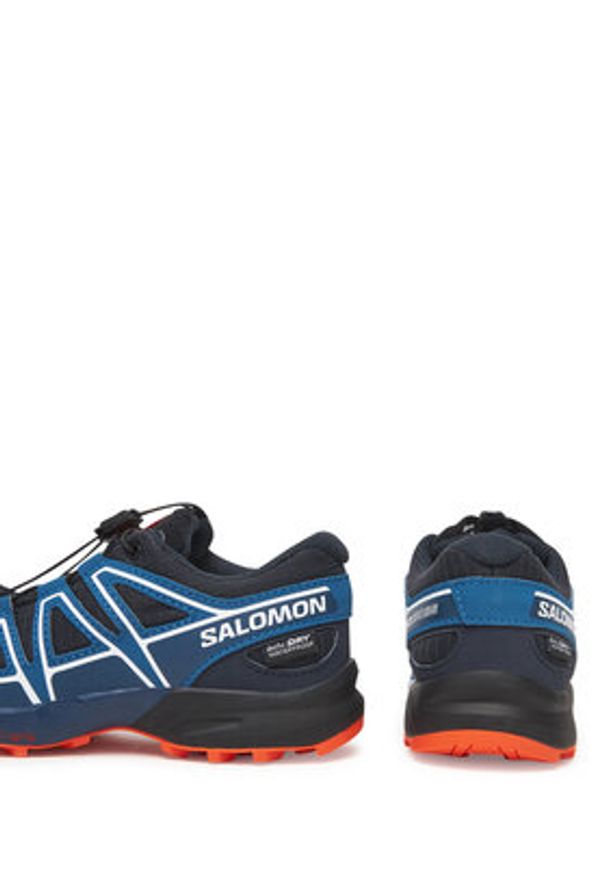 salomon - Salomon Buty do biegania Speedcross Waterproof L47856700 Czarny. Kolor: czarny. Materiał: materiał. Model: Salomon Speedcross