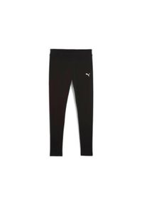 Puma - Spodnie legginsy damskie PUMA bawełna. Kolor: czarny. Materiał: bawełna