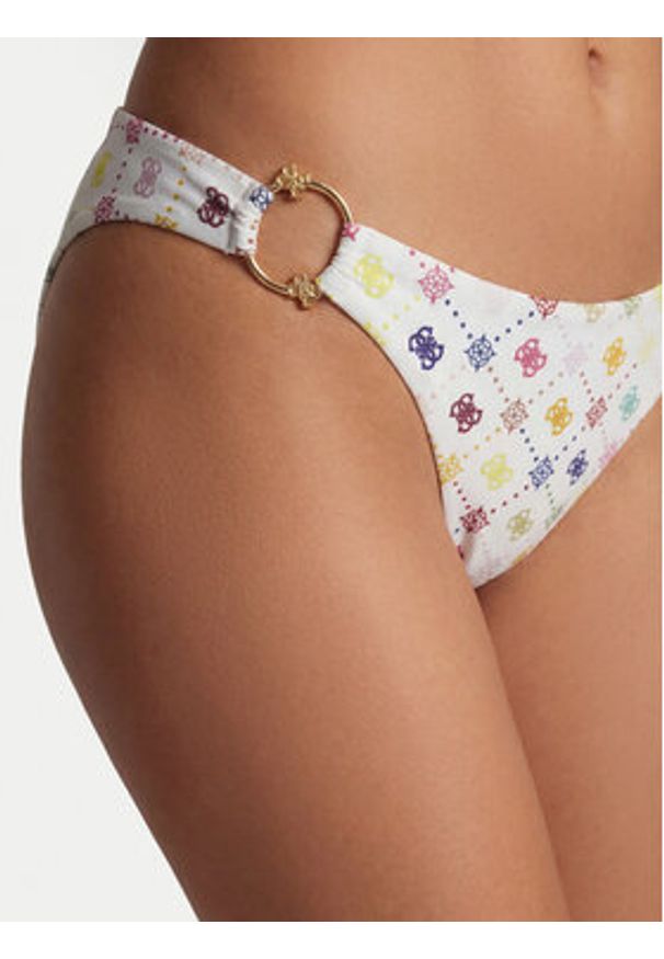 Guess Dół od bikini E6GO24 MC04R Biały. Kolor: biały. Materiał: syntetyk