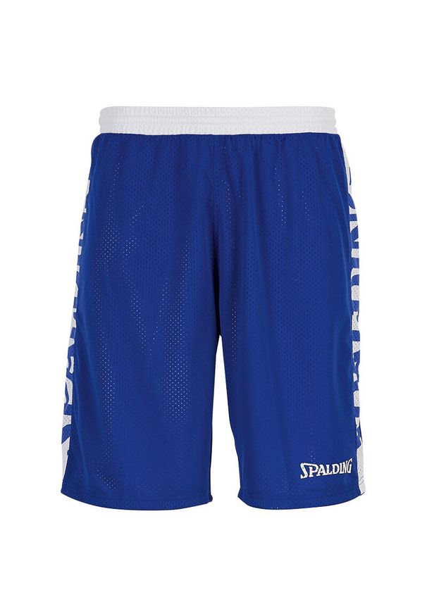 SPALDING - Krótki Spalding Essential Reversible. Kolor: wielokolorowy, niebieski, biały. Długość: krótkie. Sport: koszykówka
