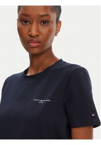 TOMMY HILFIGER - Tommy Hilfiger T-Shirt 1985 WW0WW37877 Granatowy Regular Fit. Kolor: niebieski. Materiał: bawełna #4