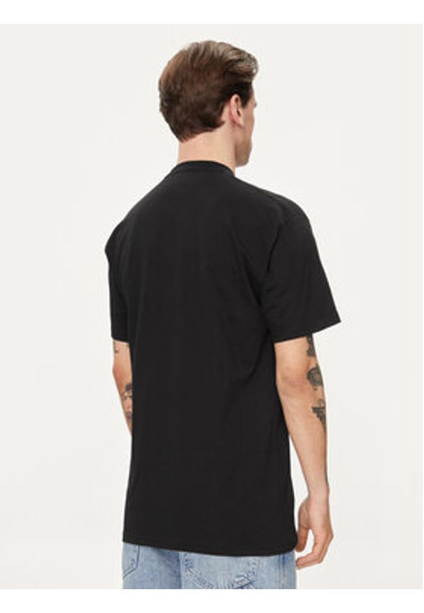 Vans T-Shirt Vans Arched Ss Tee VN000G47 Czarny Regular Fit. Kolor: czarny. Materiał: bawełna