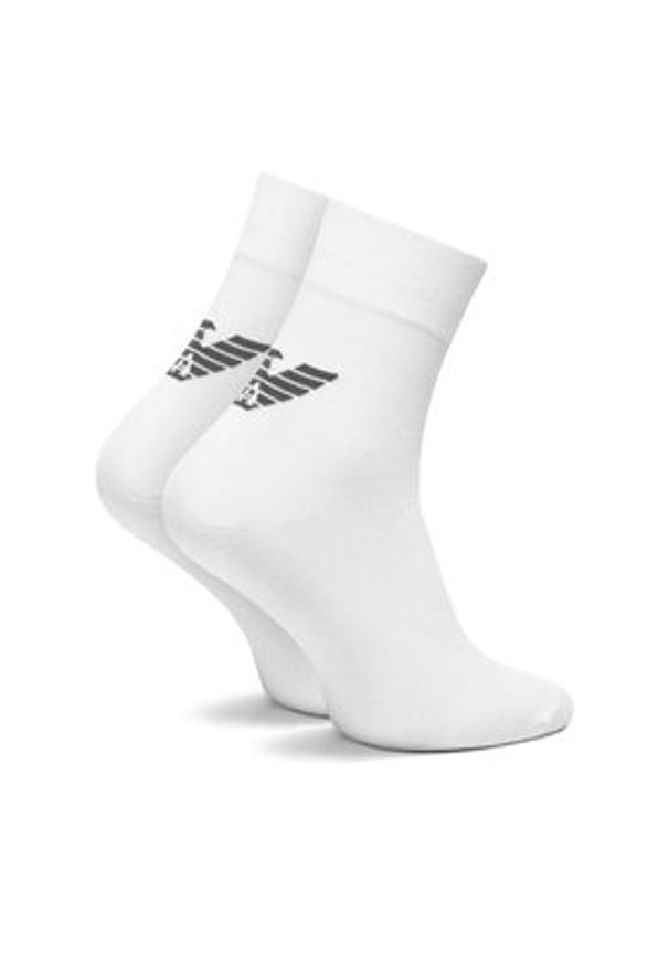 Emporio Armani Underwear Skarpety Wysokie Męskie 302503 4F436 00998 Biały. Kolor: biały. Materiał: materiał, bawełna