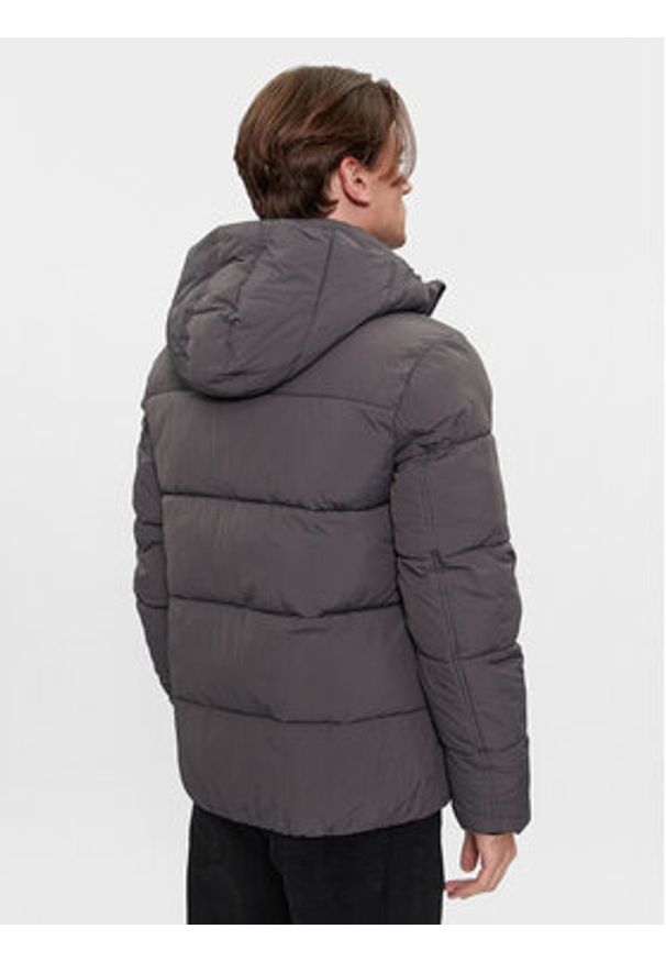 Calvin Klein Kurtka zimowa Crinkle K10K110336 Brązowy Regular Fit. Kolor: brązowy. Materiał: syntetyk. Sezon: zima