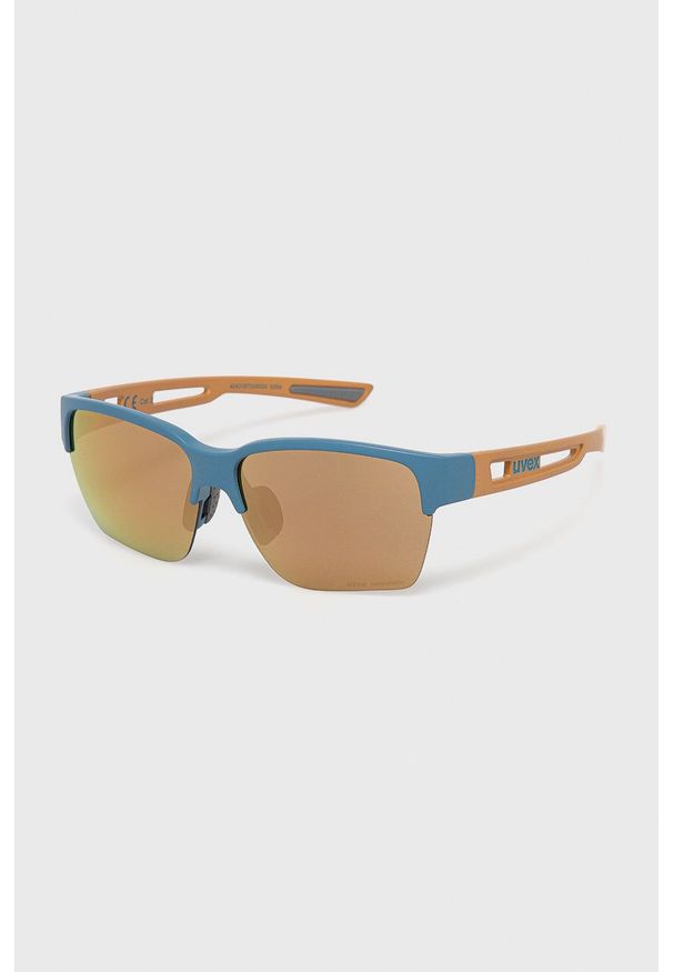 Uvex Okulary kolor beżowy. Kształt: prostokątne. Kolor: beżowy