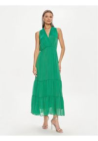 Haveone Sukienka letnia AFF-L010 Zielony Regular Fit. Kolor: zielony. Materiał: wiskoza. Sezon: lato