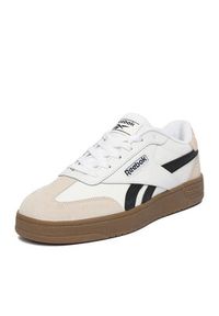 Reebok Sneakersy CEO-FORTE LOUNGER DOUBLE UP AR30255WWCX Biały. Kolor: biały. Materiał: skóra, zamsz #6