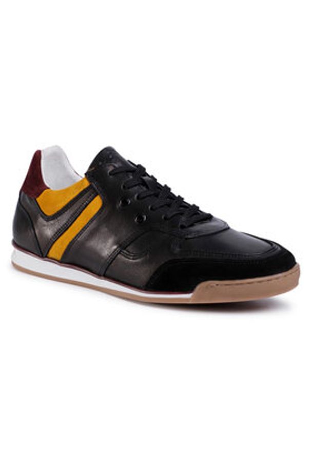 QUAZI Sneakersy QZ-64-04-000654 Czarny. Kolor: czarny. Materiał: skóra