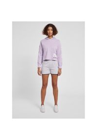 Damska bluza z kapturem crop Hummel LGC Yoko. Typ kołnierza: kaptur. Kolor: fioletowy, różowy, wielokolorowy. Materiał: dresówka. Sport: fitness
