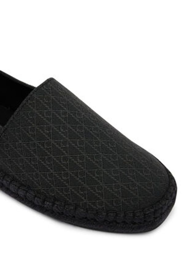 Calvin Klein Espadryle Espadrille Aop Cv HM0HM02231 Czarny. Kolor: czarny. Materiał: materiał