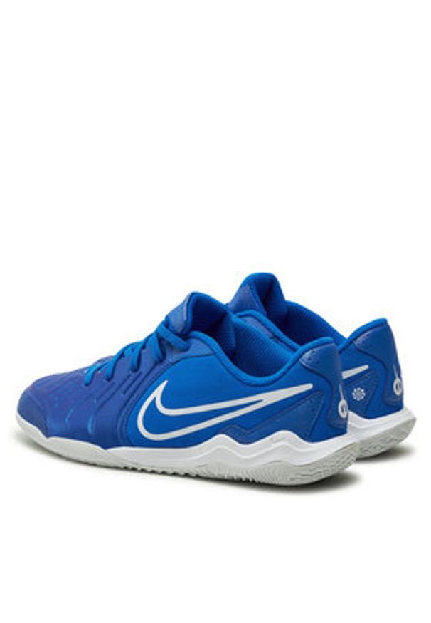 Nike Buty do piłki nożnej Jr Legend 10 Academy IC DV4350 400 Niebieski. Kolor: niebieski. Materiał: skóra
