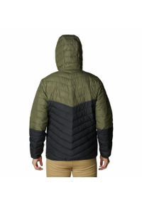 columbia - Kurtka Turystyczna Puchowa Zimowa Męska Columbia Eddie Gorge Hooded Jacket. Kolor: zielony. Materiał: puch. Sezon: zima