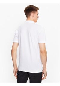 Hugo Polo 50470547 Biały Slim Fit. Typ kołnierza: polo. Kolor: biały. Materiał: bawełna