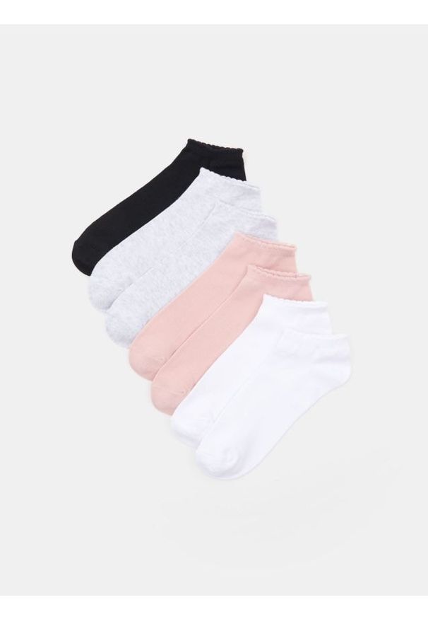 Sinsay - Skarpetki krótkie 7 pack - wielobarwny