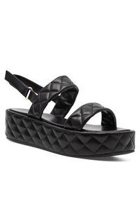 DeeZee Sandały KL-E8175-20 Czarny. Kolor: czarny. Materiał: skóra #9