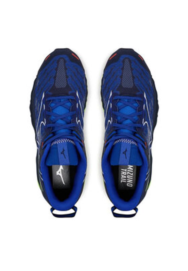 Mizuno Buty do biegania Wave Mujin 10 J1GJ2470 Niebieski. Kolor: niebieski. Materiał: materiał. Model: Mizuno Wave