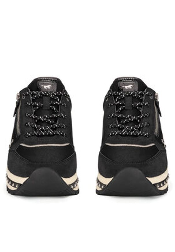Mustang Sneakersy 1347-310 Czarny. Kolor: czarny. Materiał: materiał