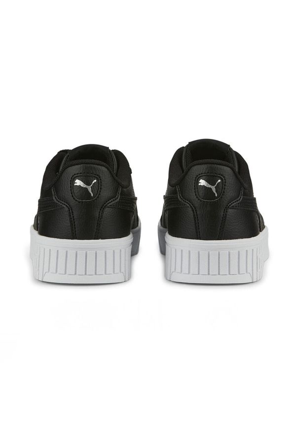 Puma - Młodzieżowe sneakersy Carina 2.0 PUMA Black Silver Gray. Kolor: wielokolorowy, czarny, szary. Materiał: syntetyk, materiał. Sezon: lato