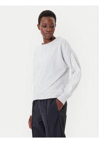 Adidas - adidas Bluza Seasonal Essentials 3-Stripes JM1901 Szary Regular Fit. Kolor: szary. Materiał: bawełna