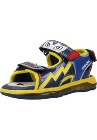 Geox - Sandały GEOX B SANDAL TODO BOY Niebieski. Kolor: niebieski. Materiał: syntetyk, tkanina. Sezon: lato