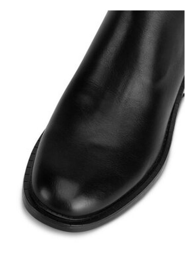 DeeZee Sztyblety HY2T609 Czarny. Kolor: czarny. Materiał: skóra