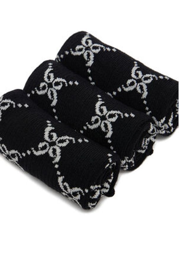 Nine West Skarpety długie CEO_BR_NW_Silver_01_Z_AW25 (3 PACK) Czarny. Kolor: czarny. Materiał: wiskoza