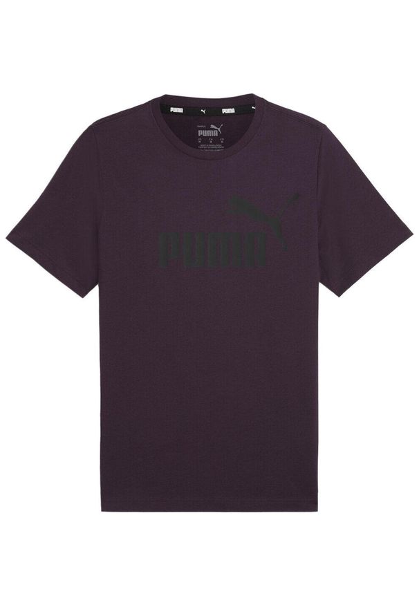 Koszulka sportowa męska Puma Essential Logo. Kolor: wielokolorowy, fioletowy, czarny