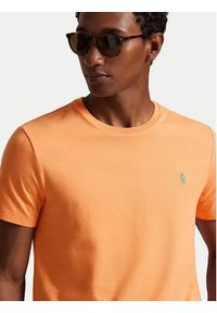 Polo Ralph Lauren T-Shirt 710671438457 Pomarańczowy Custom Slim Fit. Typ kołnierza: polo. Kolor: pomarańczowy. Materiał: bawełna #2