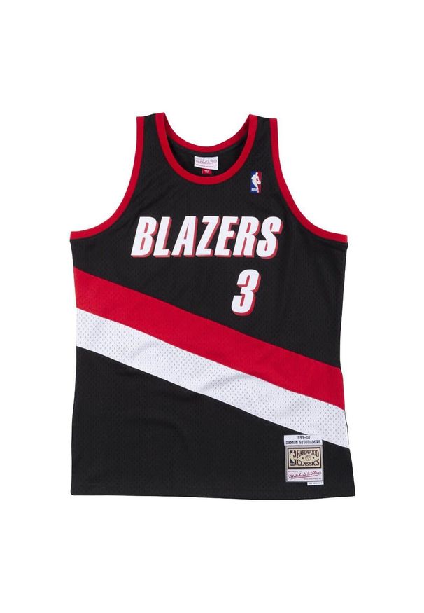 Mitchell & Ness - Koszulka Nba Portland Trailblazers Damon Stoudamire. Kolor: czarny. Sport: koszykówka